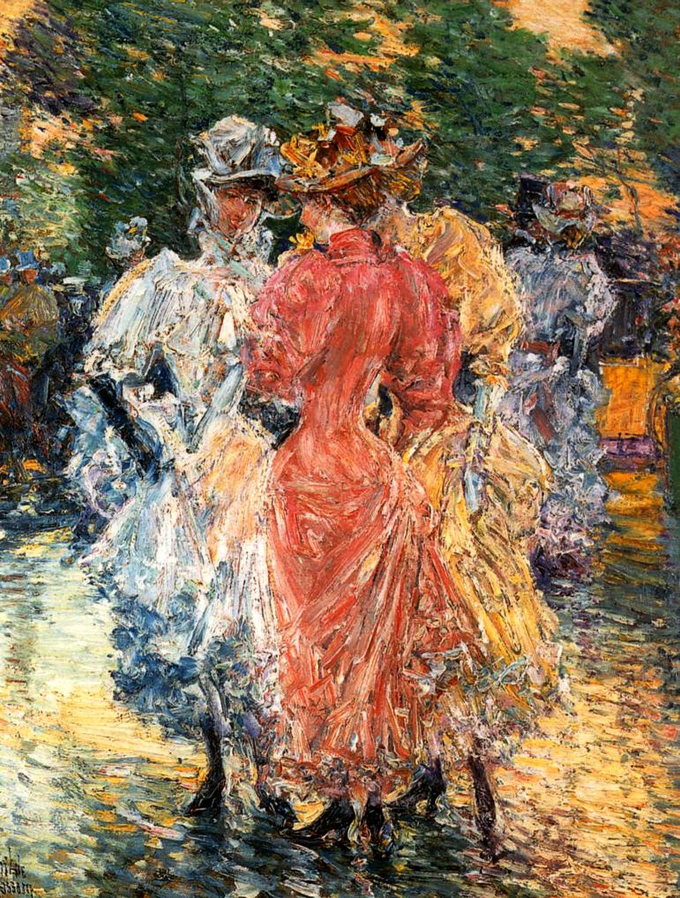 Young Women Chatting, c.1892 by Childe Frederick Hassam