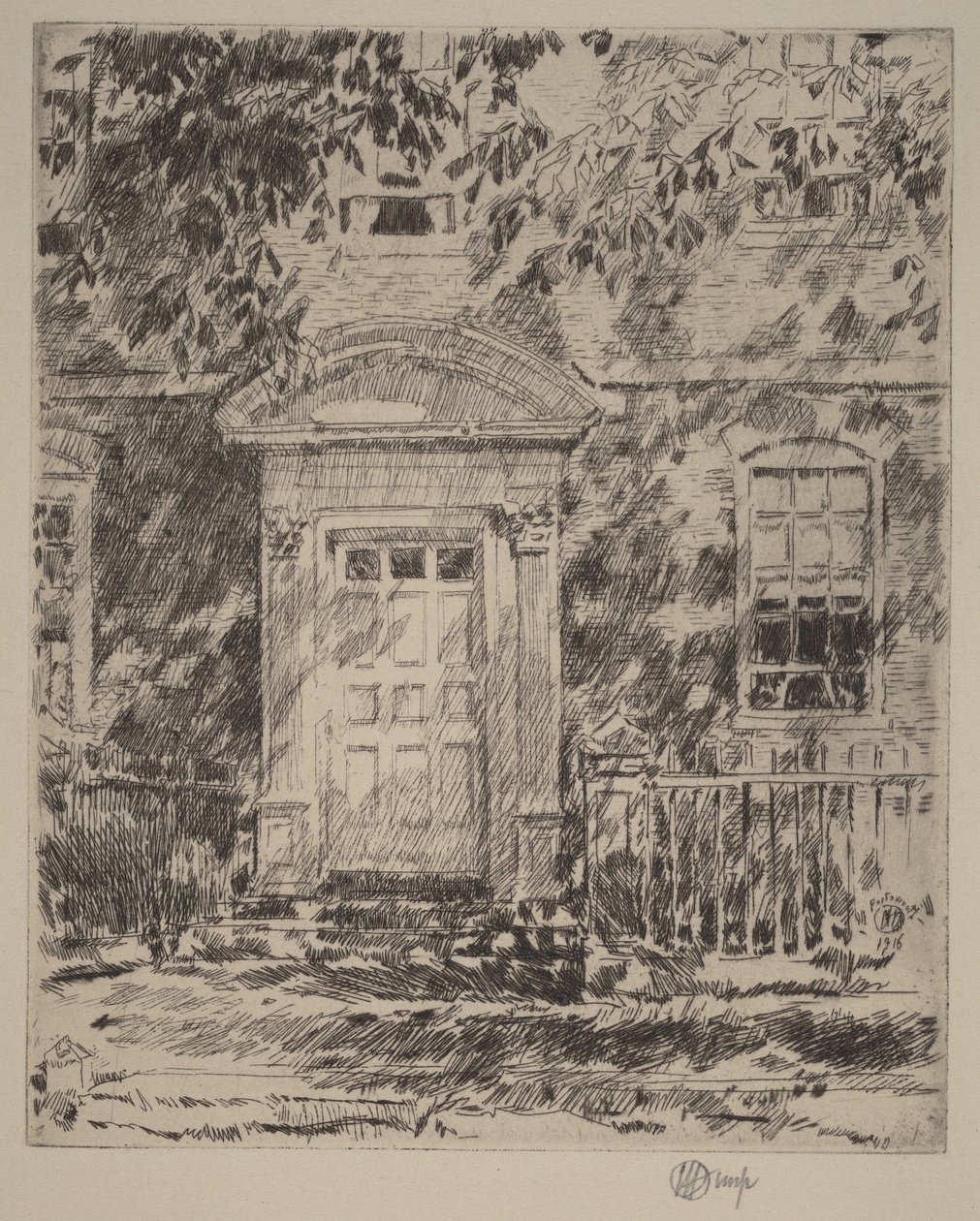 Portsmouth Doorway by Childe Hassam