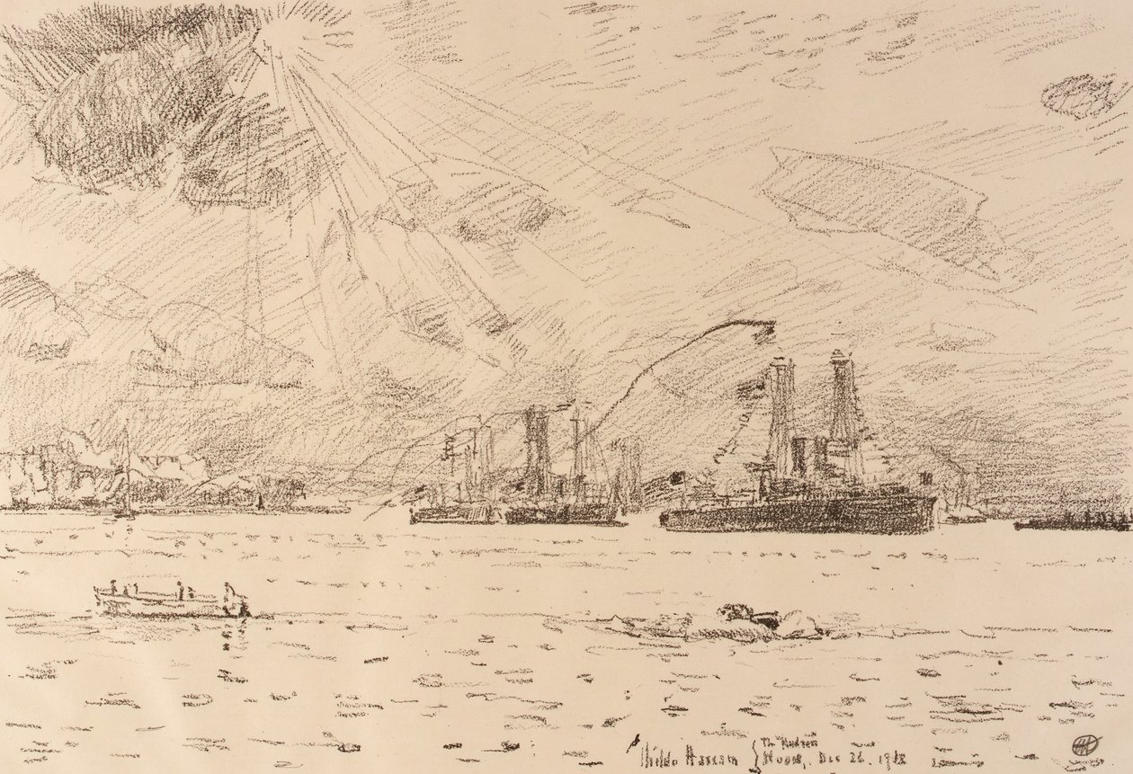 Return of the Fleet by Childe Hassam