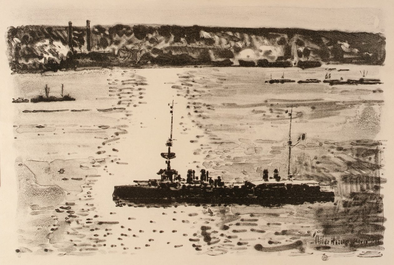 The French Cruiser by Childe Hassam