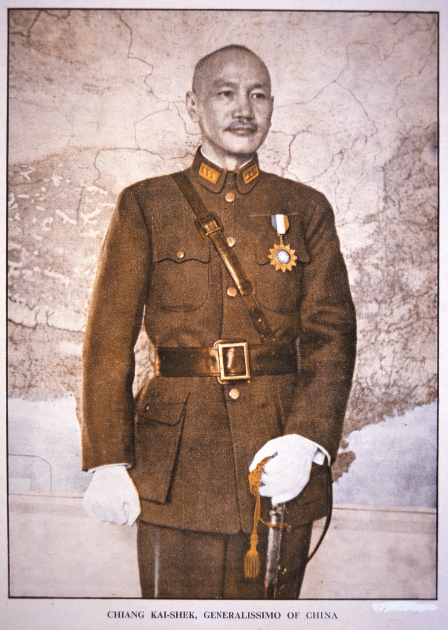 Generalissimo Chiang Kai-Shek by Chinese Photographer