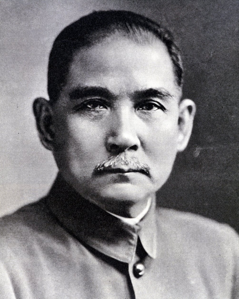 Portrait of Sun Yat-sen, Chinese revolutionary and statesman by Chinese Photographer