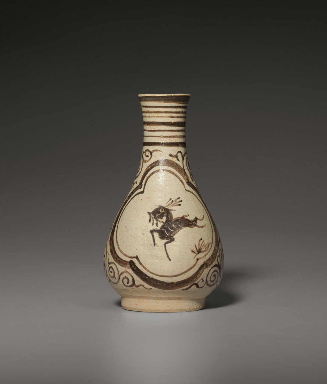 A small painted Jizhou vase, Southern Song-Yuan Dynasty by Chinese School