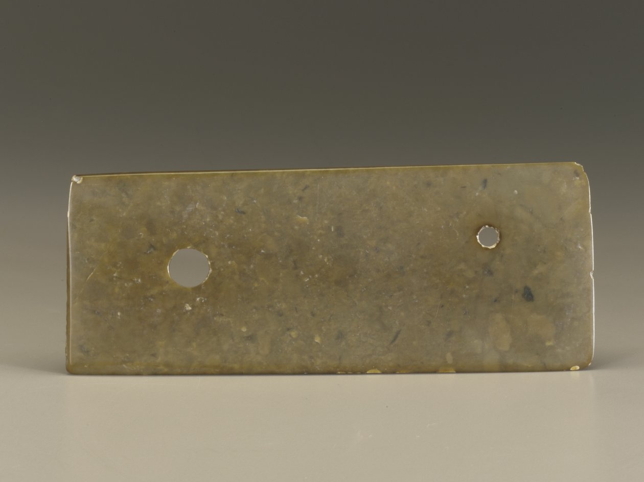 Ceremonial implement by Chinese School