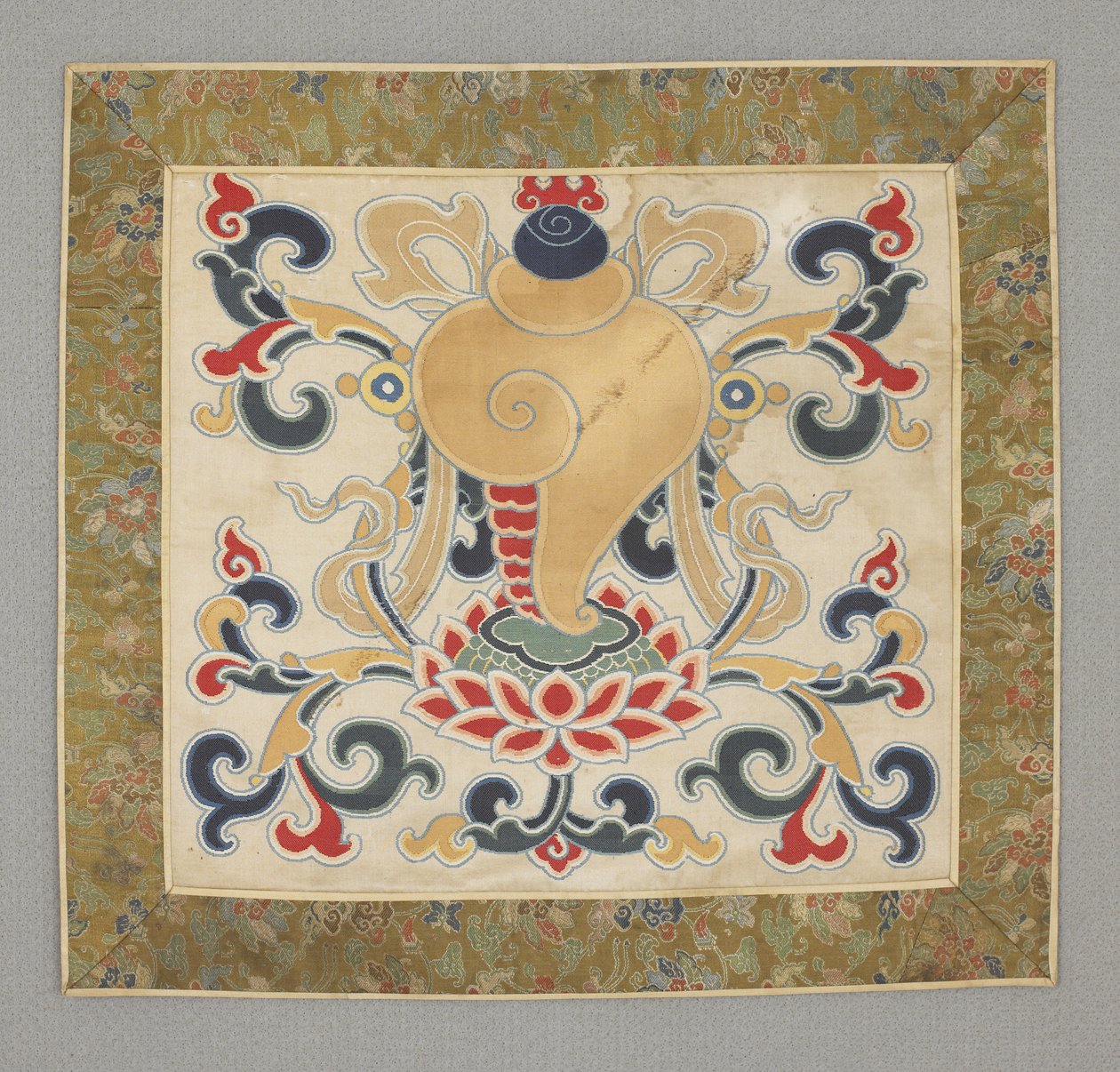 Eight Buddhist precious things, conch shell, 17th century by Chinese School