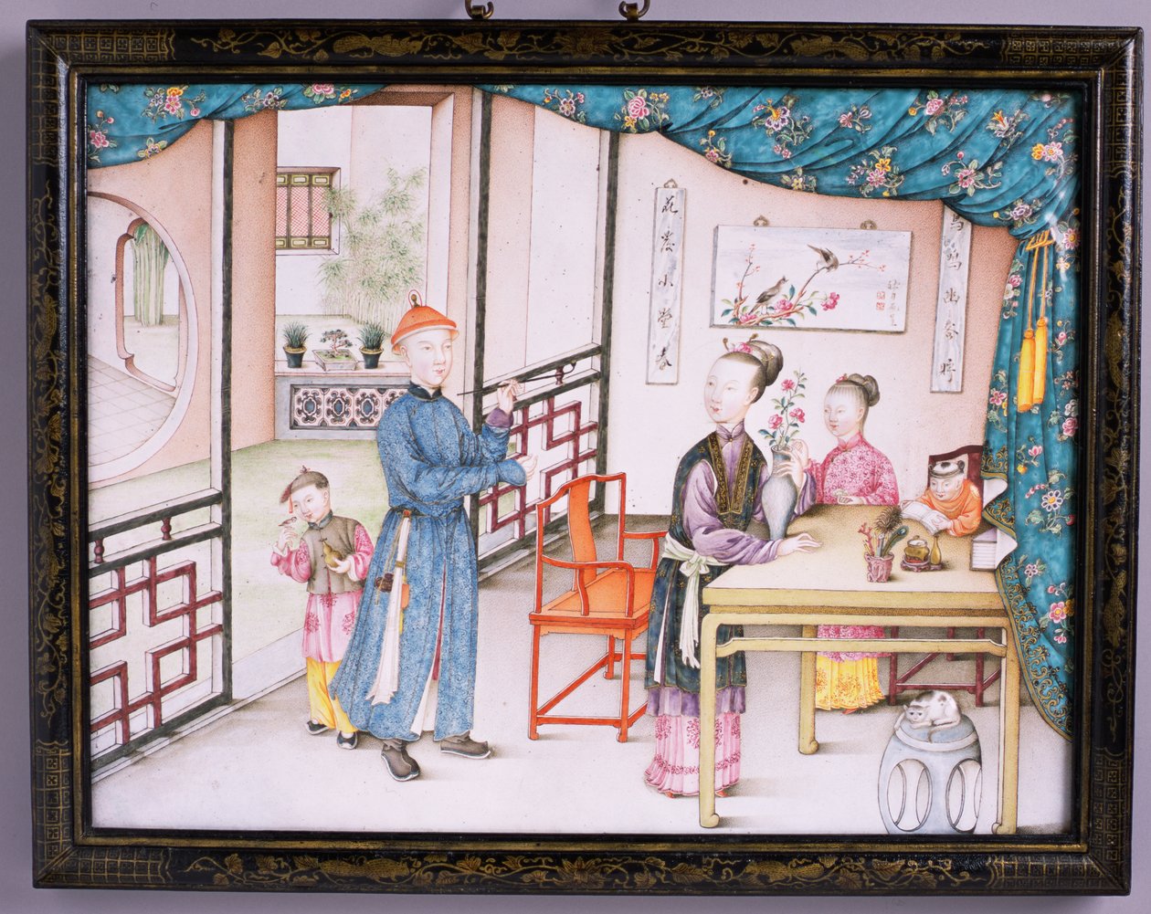 Imperial Canton panel, Qianlong period, 1736-95 by Chinese School