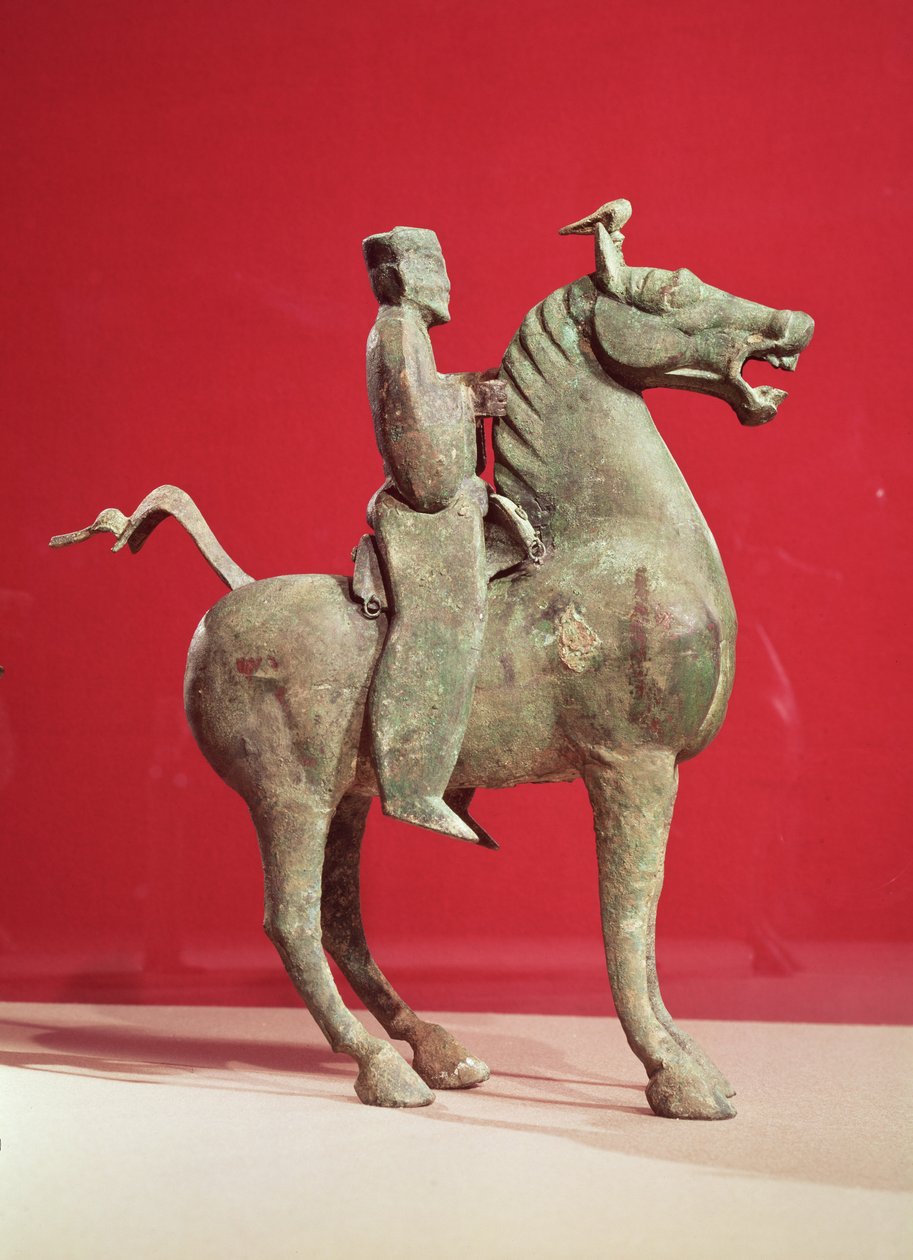 Man on Horseback, from Wu-wei, Kansu, Eastern Han Dynasty by Chinese School
