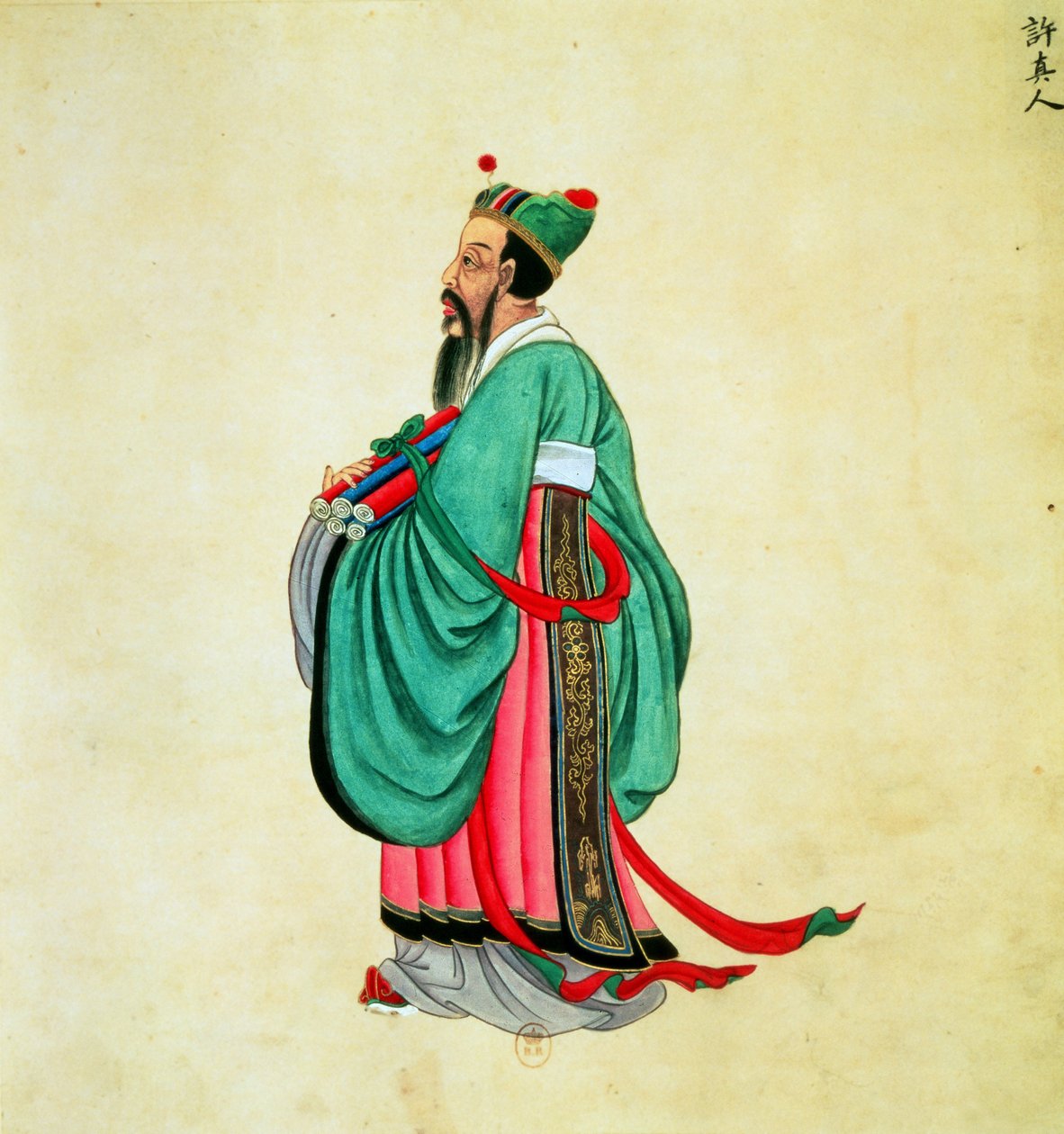 Portrait of Confucius by Chinese School