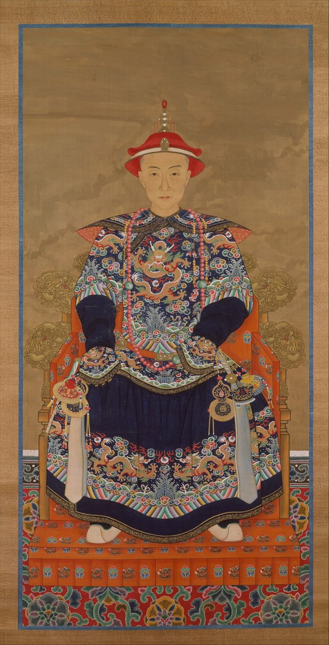 Portrait of Qianlong Emperor as a Young Man, Hanging Scroll by Chinese School