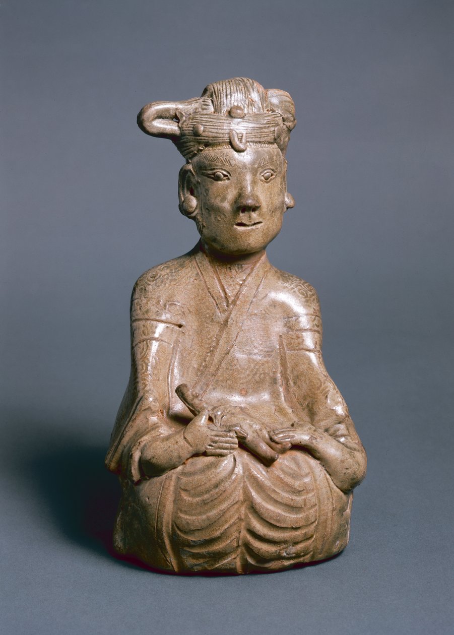 Seated figure, Western Jin, 265-316 by Chinese School