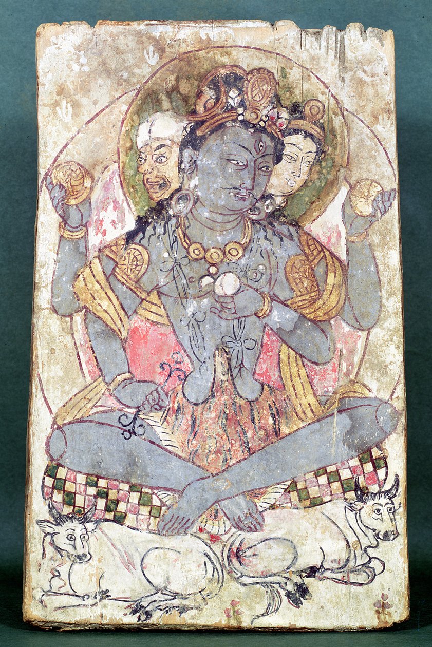 Shiva from Dandan-Uiliq, Khotan, c.500-527 BC by Chinese School