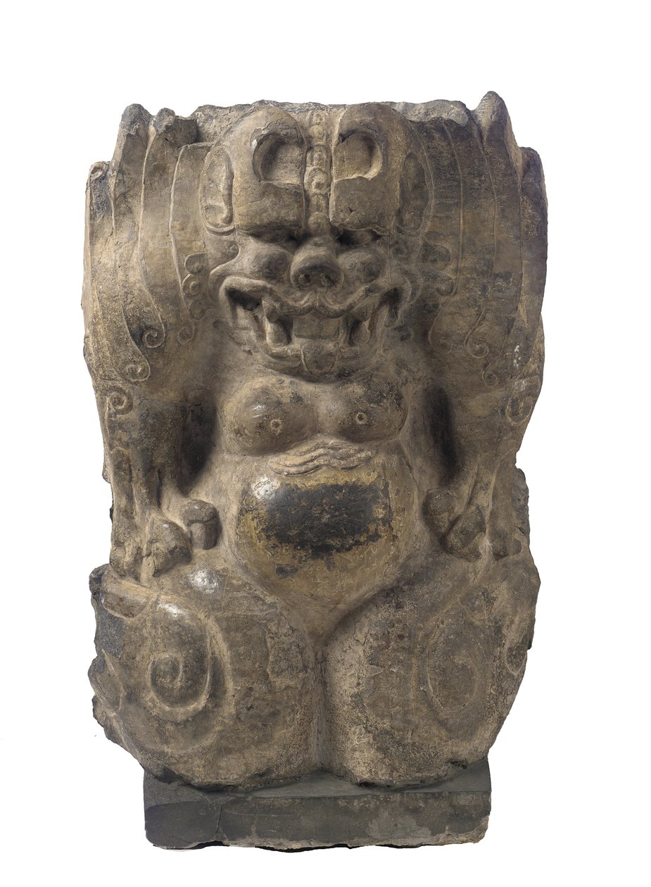 Squatting guardian-demon, Hebei province, Period of Division by Chinese School