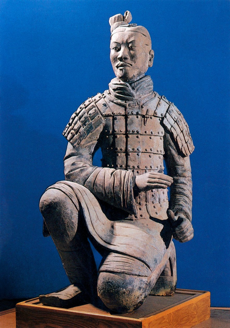 Terracotta Army Warrior, Mausoleum of Emperor Qin Shi Huang, 3rd Century BC by Chinese School