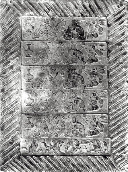 Stamped Funerary Brick, Han Dynasty by Chinese School Chinese School