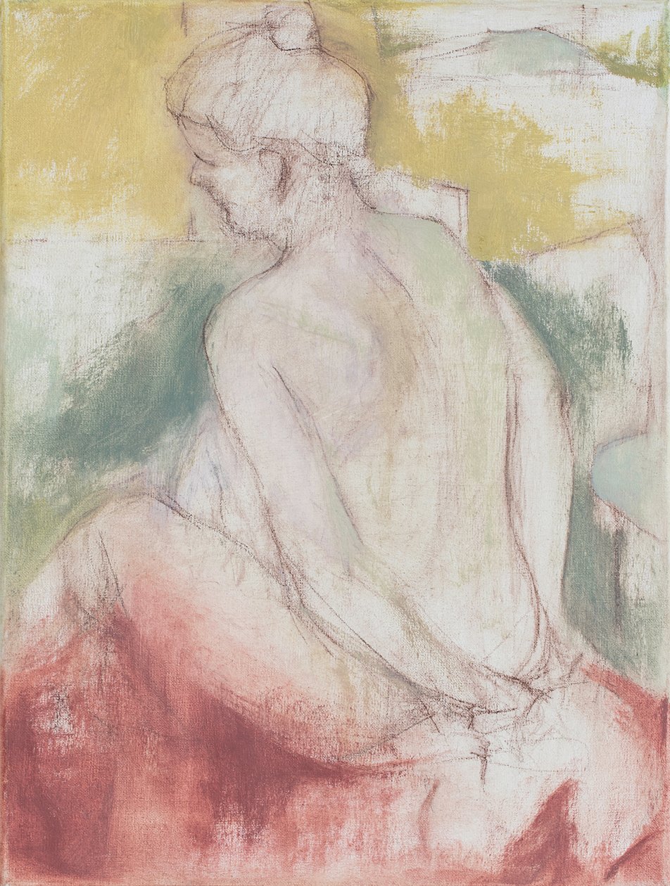 Ursula, Life Painting, 2017 by Ching Fun Tso