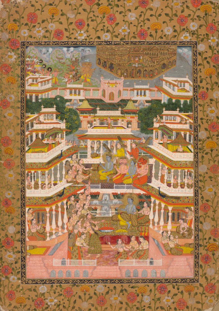 Tiered Court Scene by Chitarman II