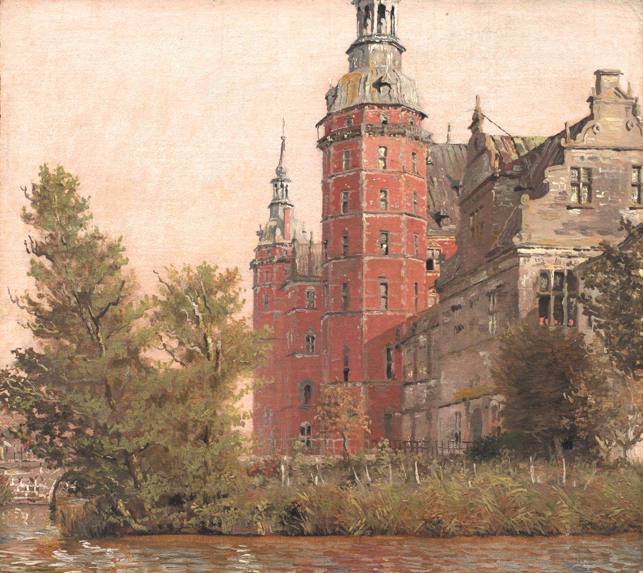 Frederiksborg Castle Seen from the Northwest. Study by Christen Købke