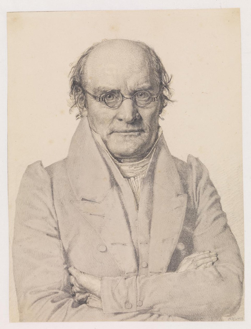 Portrait of Professor Frederik Christian Sibbern by Christen Købke