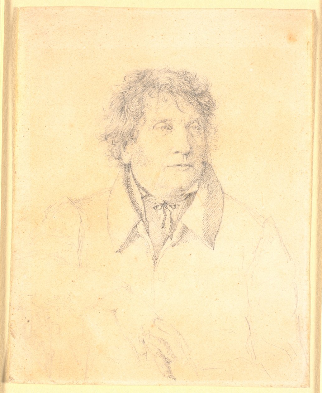 Portrait of the Father, Baker P.B. Købke by Christen Købke