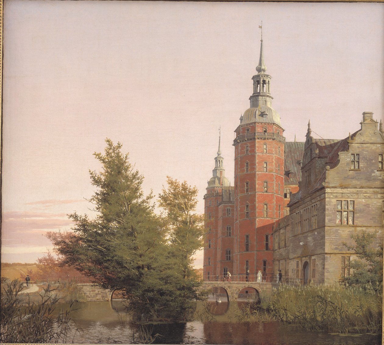 Frederiksborg Castle Seen from the Northwest by Christen Købke