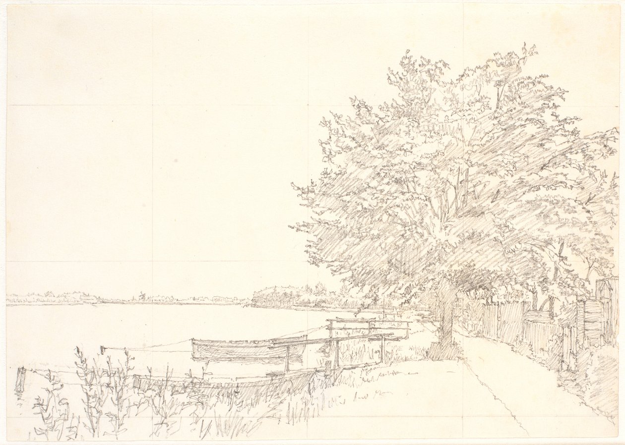 View from the Embankment towards Nørrebro by Christen Købke