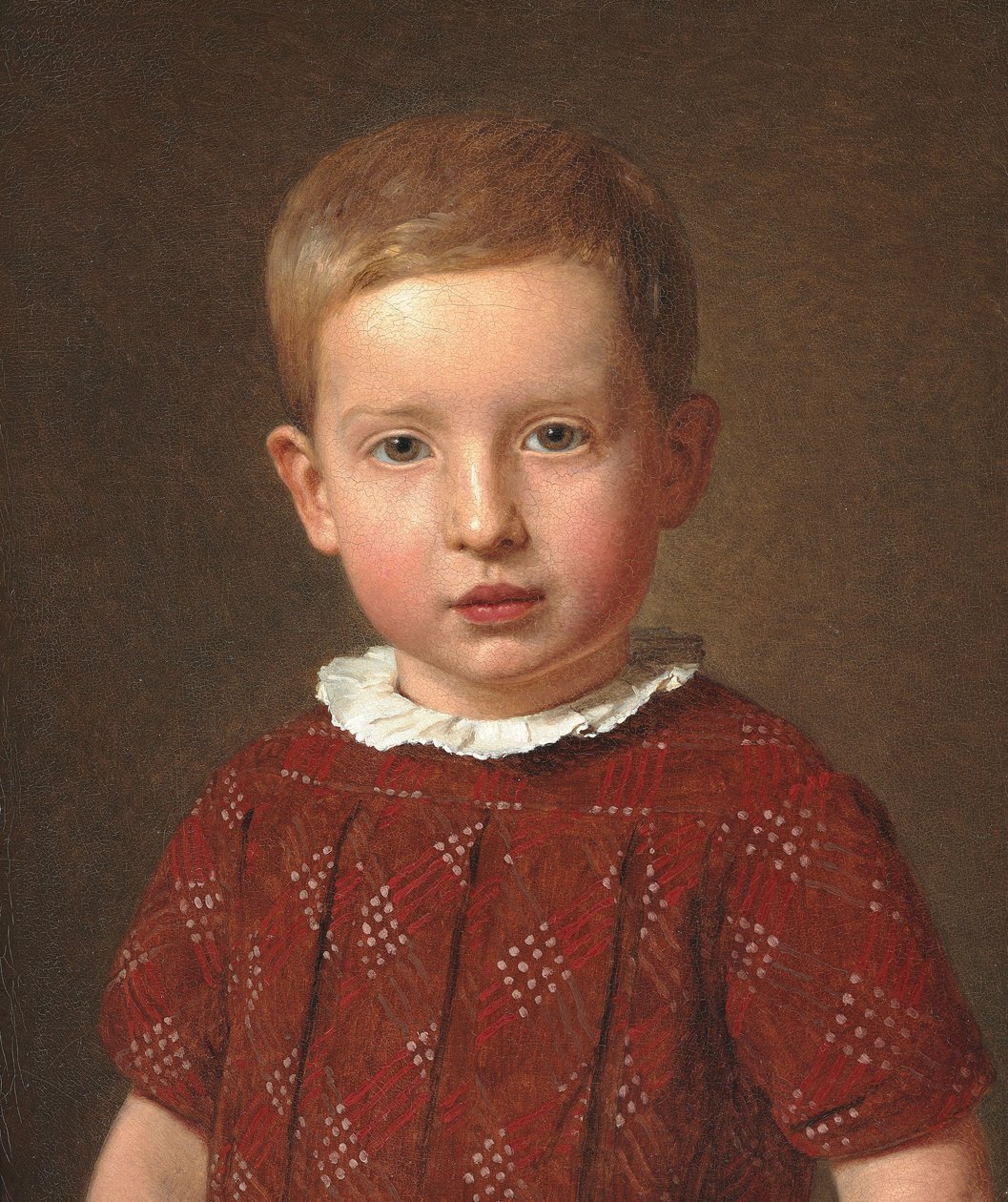 Johan Jacob Krohn as a child by Christen Schjellerup Købke