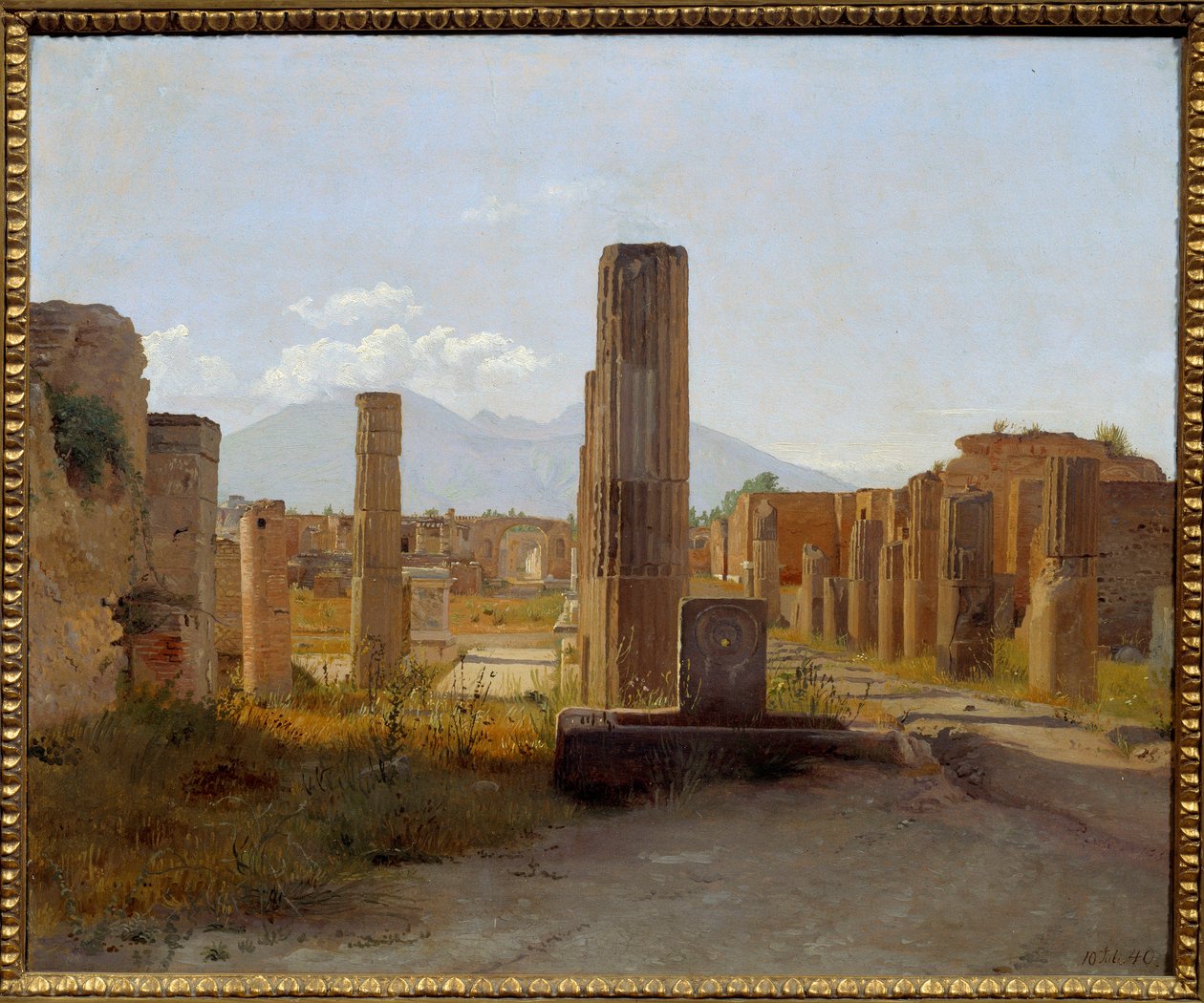 The Pompei Forum by Christen Schjellerup Kobke