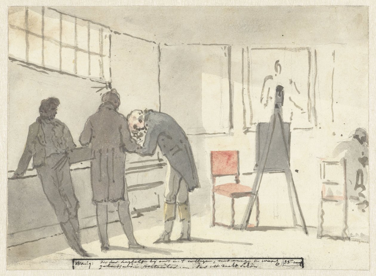 Mr. Hagbolt at Our College (Diary, August 18) by Christiaan Andriessen
