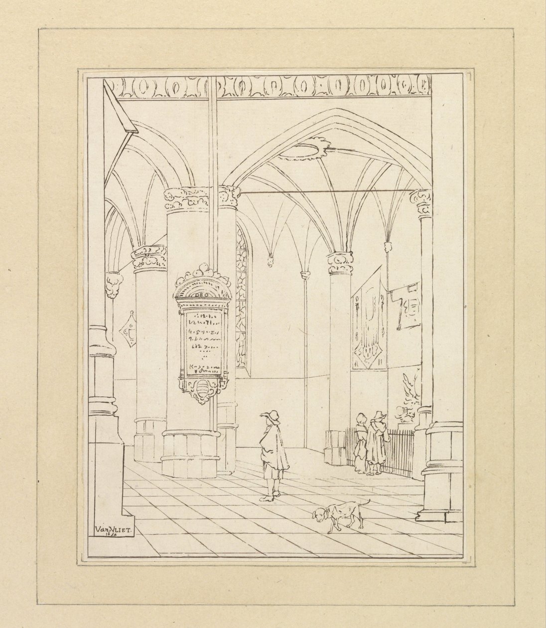 Church Interior by Christiaan Josi