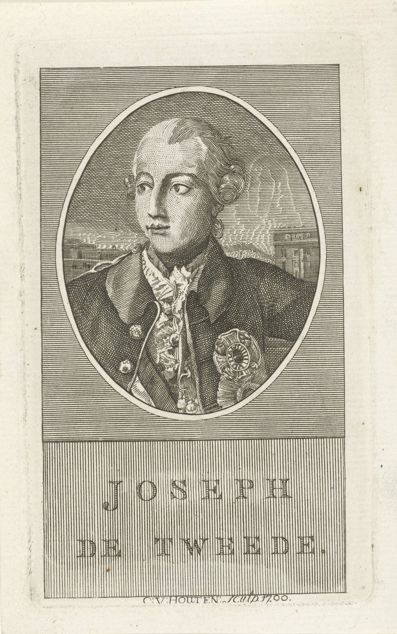 Portrait of Joseph II, Holy Roman Emperor by Christiaan van Houten