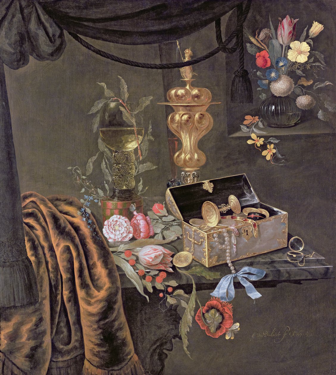 Still Life by Christiaen van Dielaert