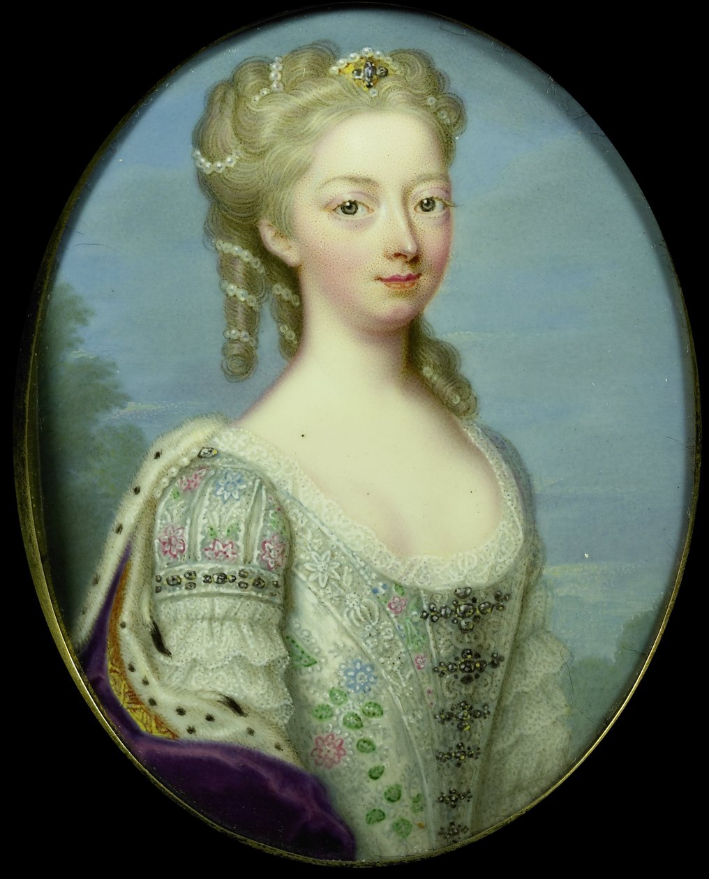 Portrait of Anne, Princess Royal and Princess of Orange (1709-1759) by Christian Friedrich Zincke