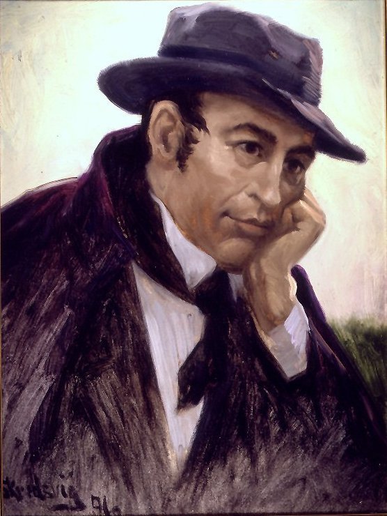 Author and Folklore Collector Jørgen Moe by Christian Eriksen Skredsvig