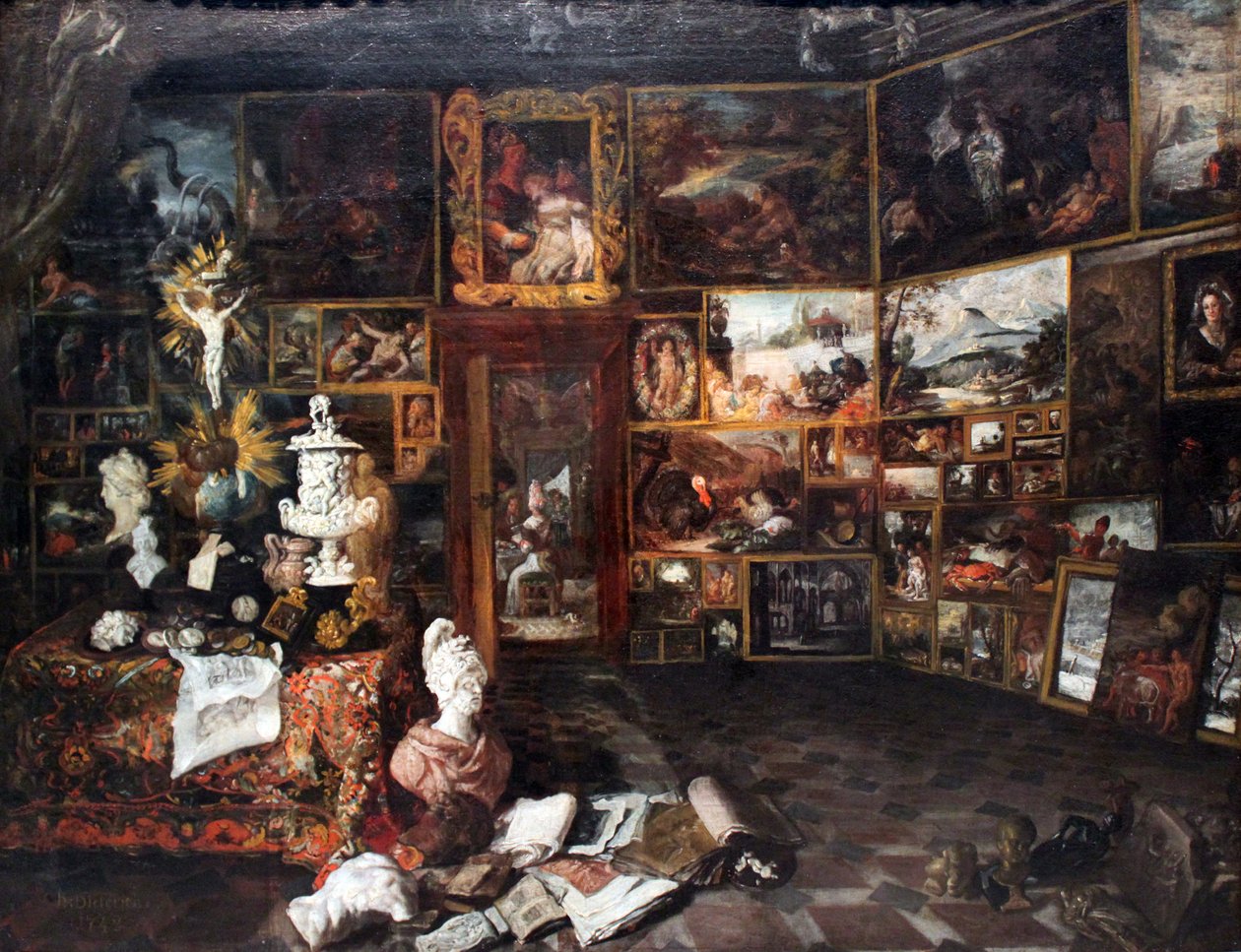 Depiction of a Painting Cabinet by Christian Wilhelm Ernst Dietrich