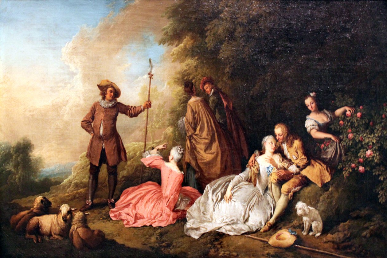 Company Outdoors by Christian Wilhelm Ernst Dietrich