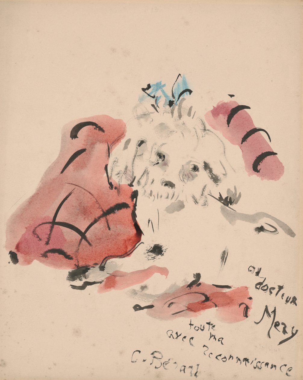 Little Dog (recto) by Christian Bérard