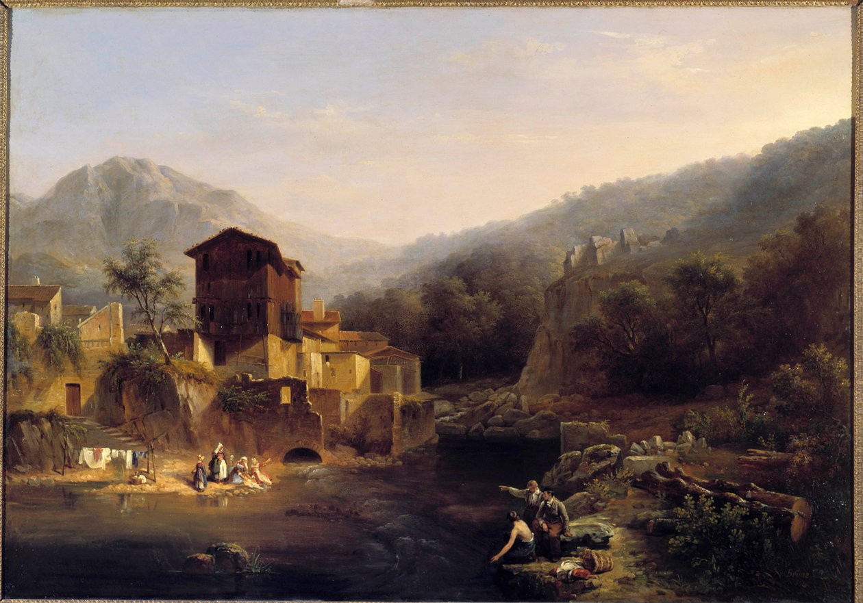 Landscape of Mountains by Christian Brune