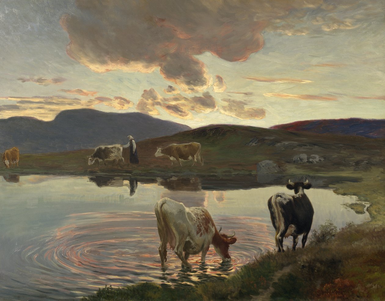 After Sunset by Christian Eriksen Skredsvig