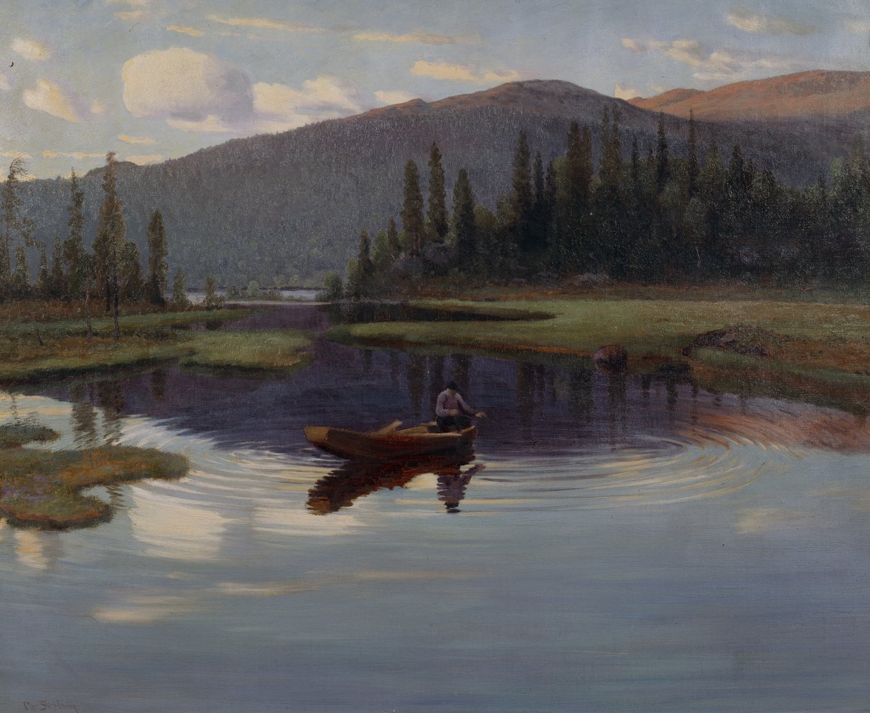 From Jupsjoen, or Jupsea, c.1905 by Christian Eriksen Skredsvig
