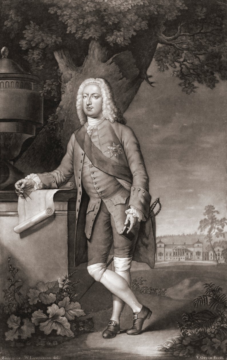 Thomas Coke, Earl of Leicester (Portrait) by Christian Friedrich (after) Zincke