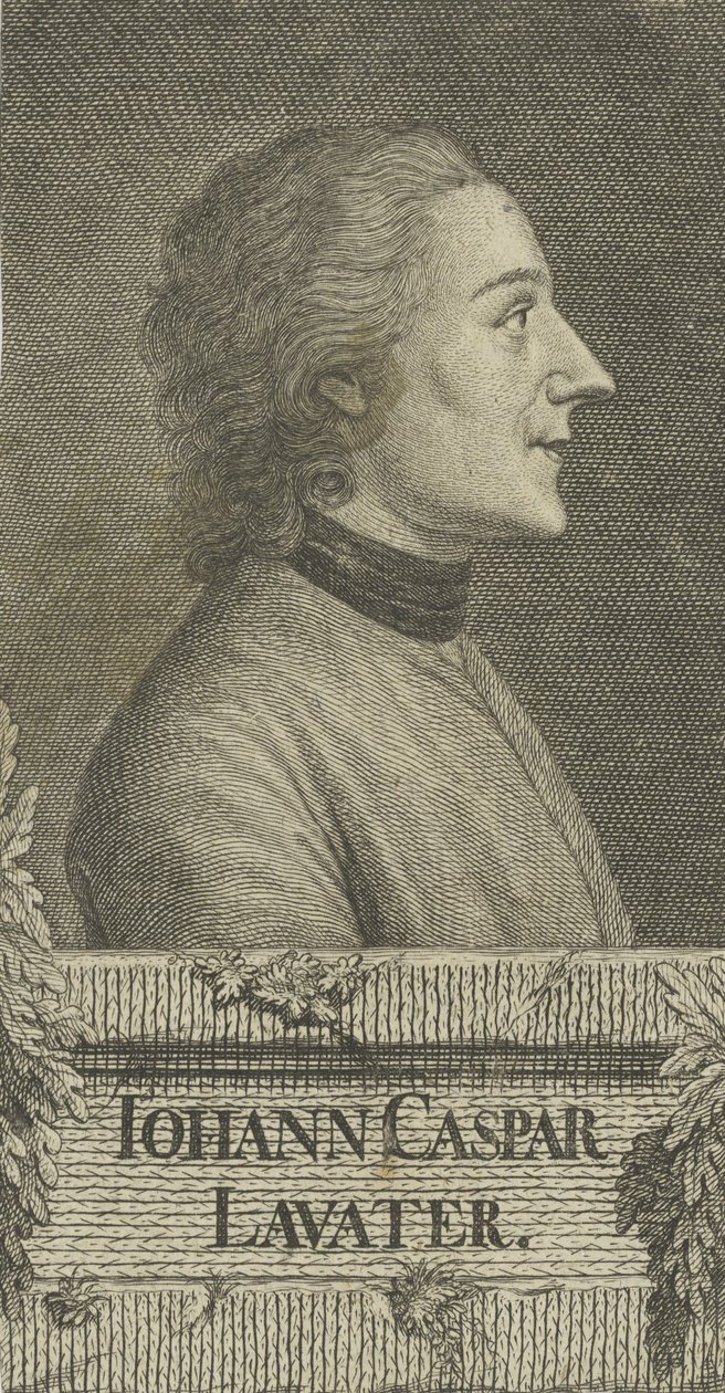 Portrait of the poet and physiognomist Johann Kaspar Lavater 1741-1801, 1773 by Christian Friedrich Fritzsch