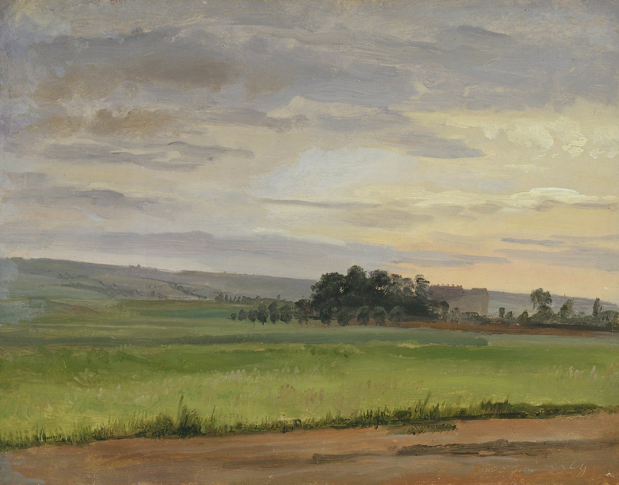 A Cornfield near Dresden, 1833 by Christian Friedrich Gille