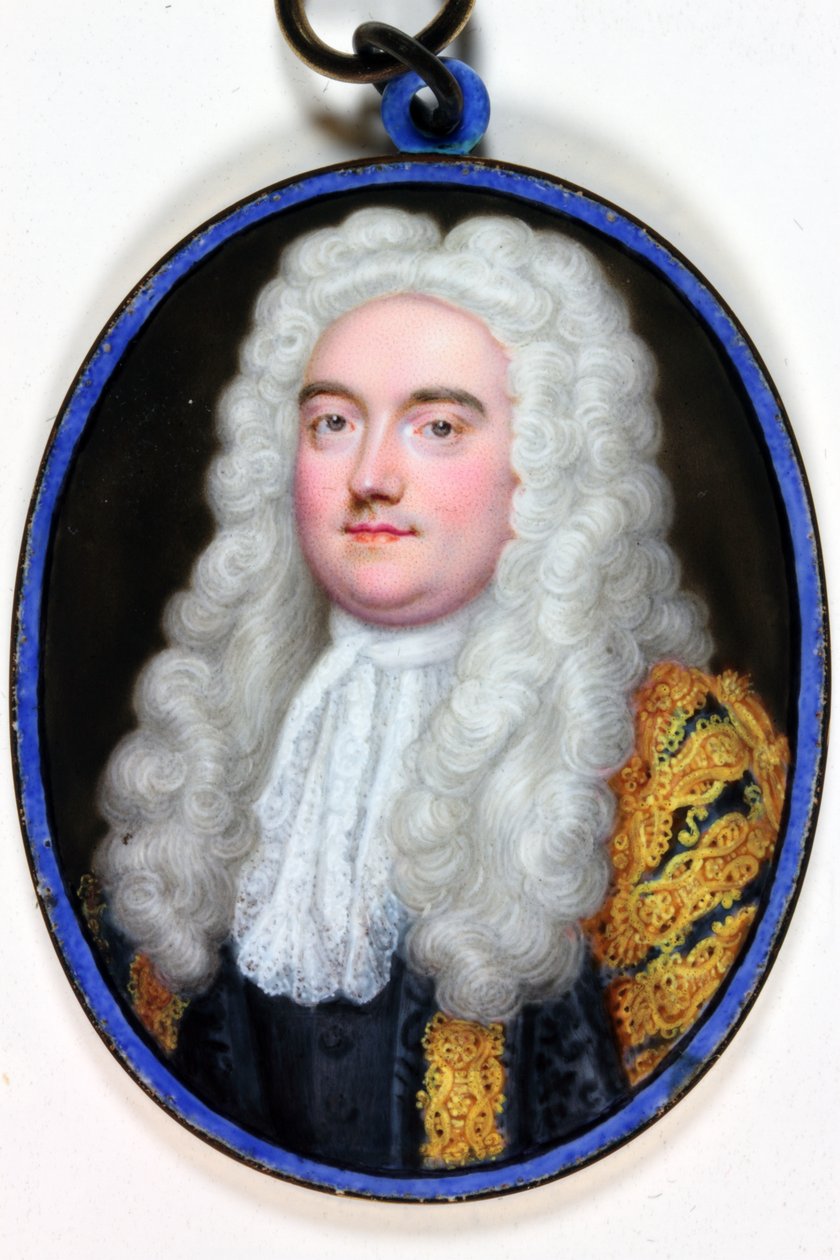 John Verney Master of the Rolls, 1739 by Christian Friedrich Zincke