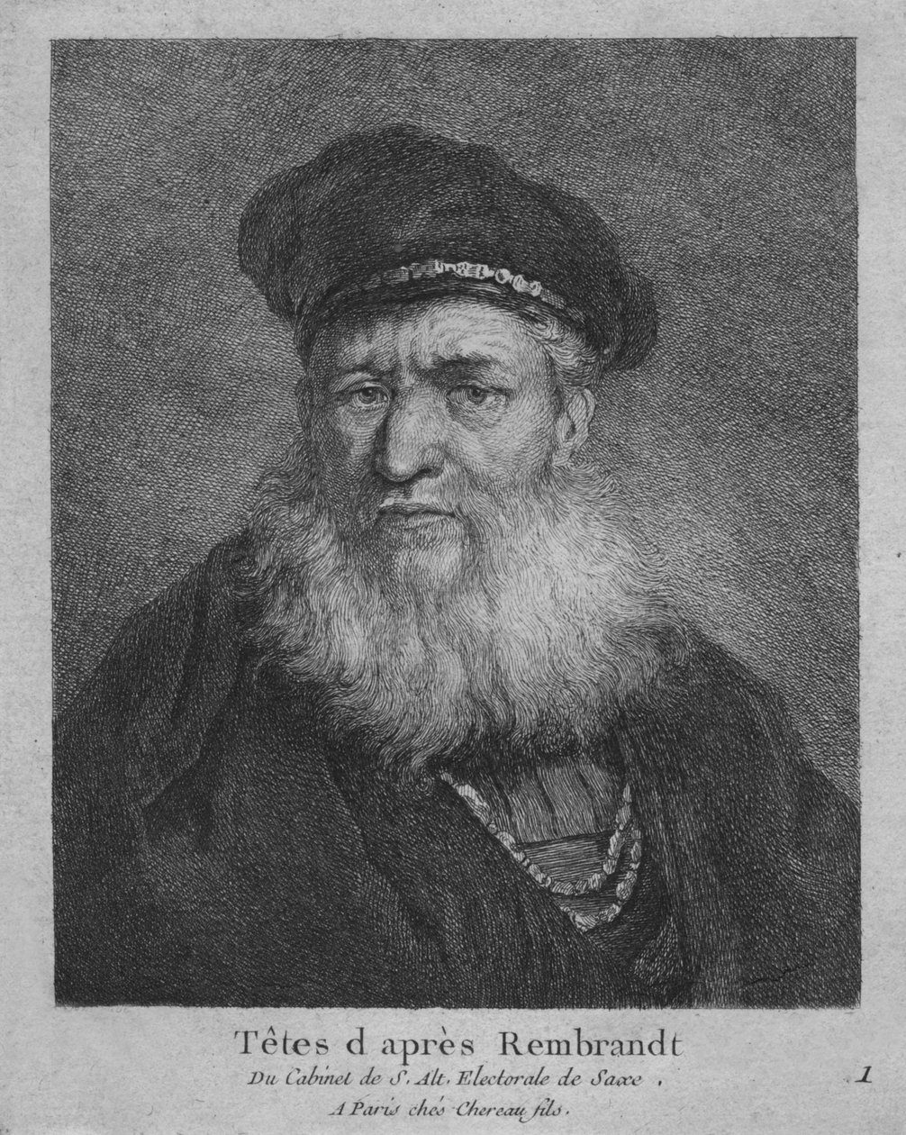 Heads after Rembrandt by Christian Gottfried Schultze