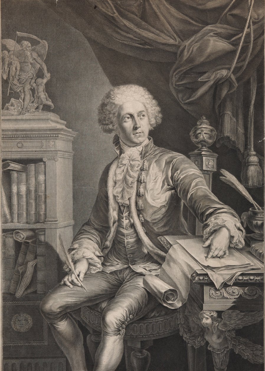 Portrait of Prince Alexander Michaylovich Belosselsky-Belozersky by Christian Gottlieb Schultze