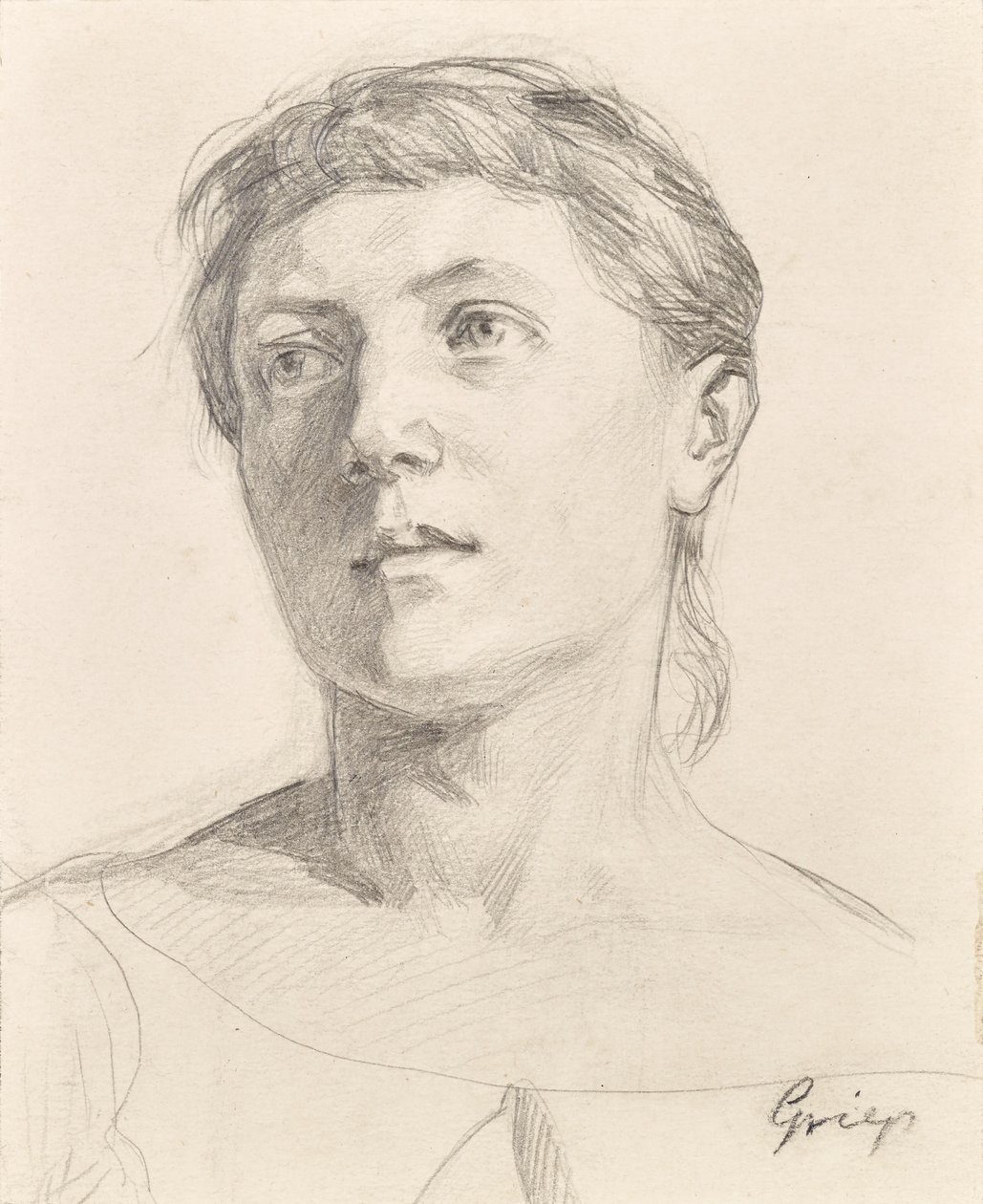 Girl Portrait by Christian Griepenkerl