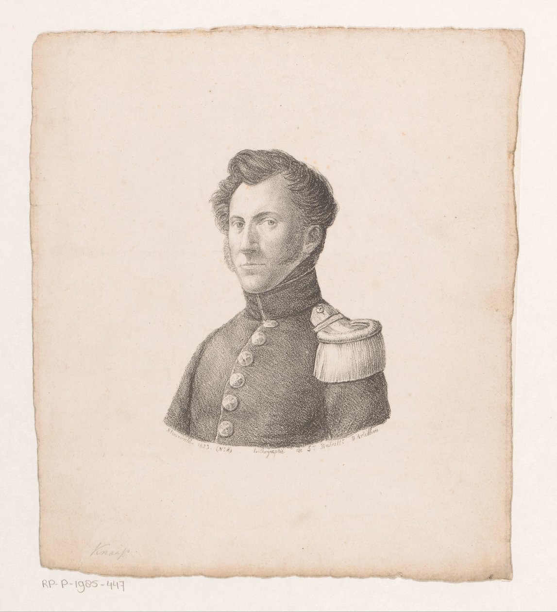 Portrait of Arnold Willem de Bruin by Christian Heinrich Gottlieb Steuerwald