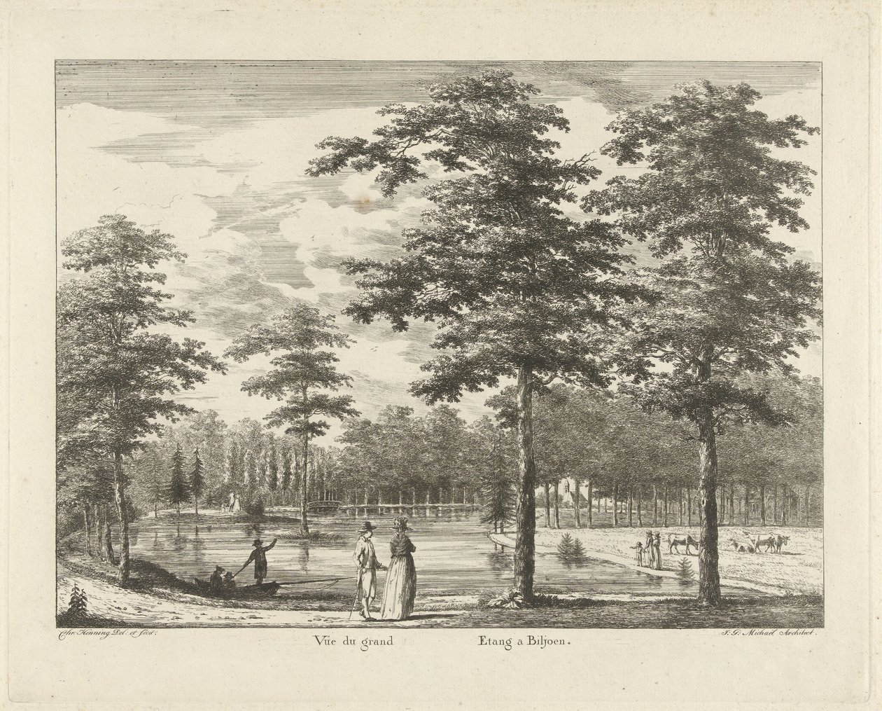 View of the Pond at Biljoen by Christian Henning