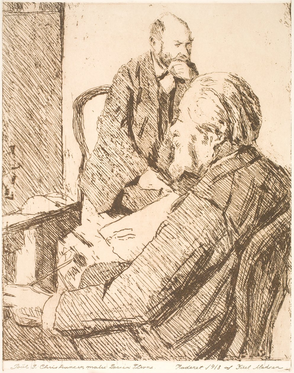 Paul S. Christiansen Painting Stevns by Christian Juel Madsen