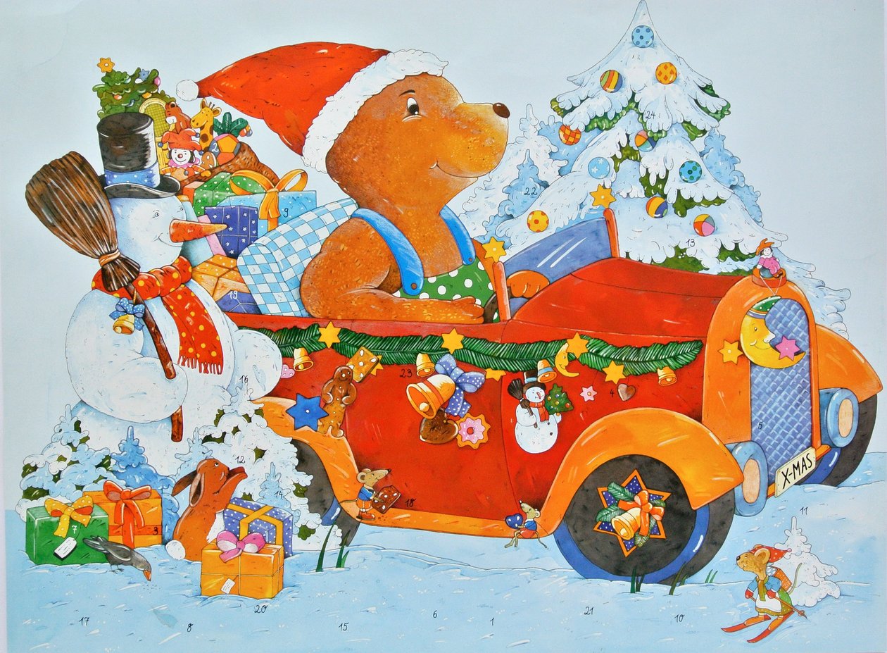 Advent Calendar Bear by Christian Kaempf